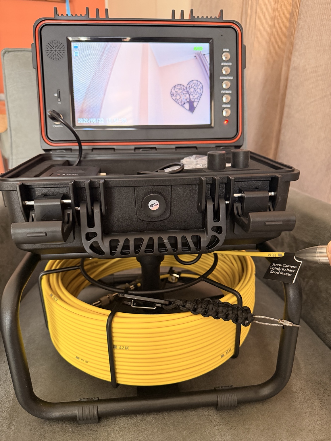 Sewer inspection with camera and locator